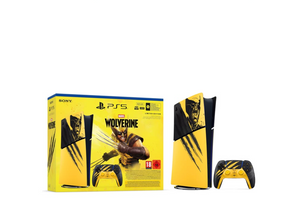 Pack Console PlayStation 5 Slim Edizione Digitale Giallo Combattimento Marvel's Wolverine + DualSense
