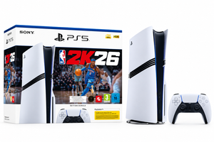 Pack Console PlayStation 5 Sony Edizione Standard Slim Bianco e Nero + NBA 2K26