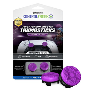 Joystick Thumbsticks SteelSeries KontrolFreak FPS Frenzy Nero e Viola per PS5