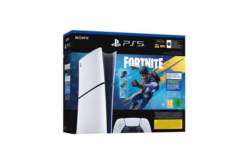 Pack Console PlayStation 5 Slim Digital Fortnite Flowering Chaos Edizione Limitata Bianco