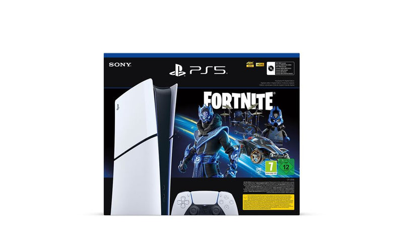 Pack Console PlayStation 5 Sony Edizione Digitale modello Slim Fortnite Cobalt Star (Ricondizionato)