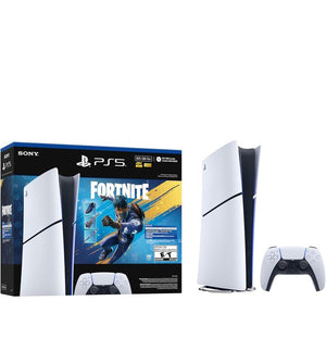 Pack Console PlayStation 5 Slim Digital Fortnite Flowering Chaos Edizione Limitata Bianco